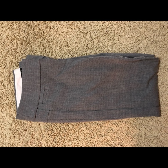 Loft Julie straight gray dress pants - Picture 2 of 3